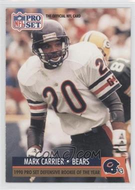 1991 Pro Set - [Base] #1.1 - Award Winner - Mark Carrier (Defensive ROY)