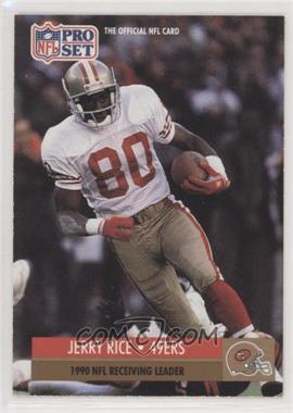 1991 Pro Set - [Base] #11 - League Leader - Jerry Rice