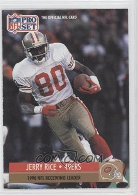 1991 Pro Set - [Base] #11 - League Leader - Jerry Rice