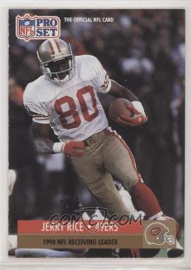 1991 Pro Set - [Base] #11 - League Leader - Jerry Rice [Good to VG‑EX]