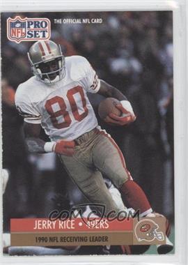 1991 Pro Set - [Base] #11 - League Leader - Jerry Rice