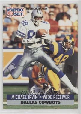 1991 Pro Set - [Base] #132 - Michael Irvin