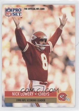 1991 Pro Set - [Base] #14 - League Leader - Nick Lowery