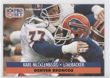1991 Pro Set - [Base] #142 - Karl Mecklenburg