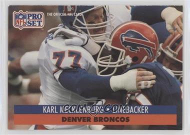 1991 Pro Set - [Base] #142 - Karl Mecklenburg