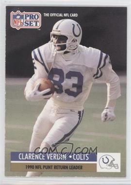 1991 Pro Set - [Base] #16 - League Leader - Clarence Verdin