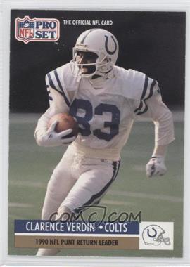 1991 Pro Set - [Base] #16 - League Leader - Clarence Verdin