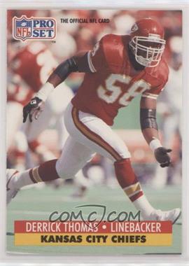 1991 Pro Set - [Base] #188 - Derrick Thomas [EX to NM]