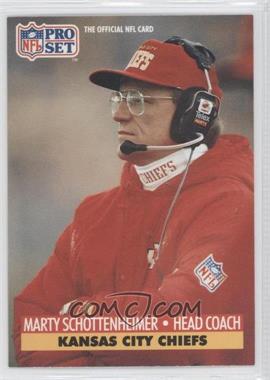 1991 Pro Set - [Base] #189 - Marty Schottenheimer