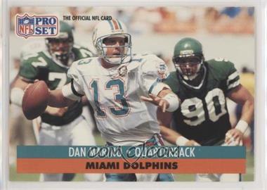 1991 Pro Set - [Base] #210 - Dan Marino