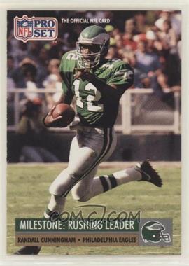 1991 Pro Set - [Base] #24 - Milestone - Randall Cunningham