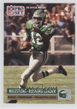 1991 Pro Set - [Base] #24 - Milestone - Randall Cunningham