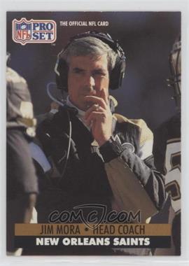 1991 Pro Set - [Base] #243 - Jim Mora [EX to NM]