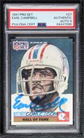 Hall of Fame Selection - Earl Campbell [PSA Authentic PSA/DNA Ce…