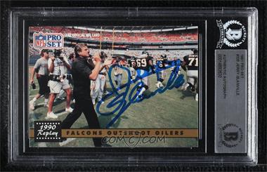 1991 Pro Set - [Base] #325 - 1990 Replay - Falcons Outshoot Oilers [BAS BGS Authentic]