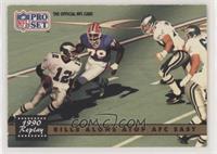 1990 Replay - Bills Alone Atop AFC East (Corrected: NFLPA Logo on Back) [EX&nbs…