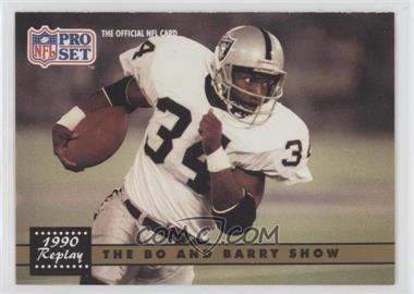 1991 Pro Set - [Base] #335.1 - 1990 Replay - The Bo and Barry Show (NLBPA Logo on Back)