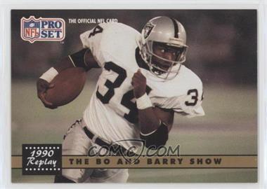 1991 Pro Set - [Base] #335.1 - 1990 Replay - The Bo and Barry Show (NLBPA Logo on Back)