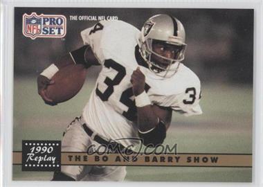1991 Pro Set - [Base] #335.2 - 1990 Replay - The Bo and Barry Show (No NLBPA Logo on Back)