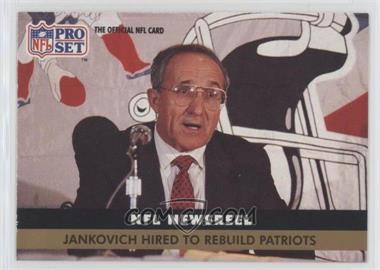 1991 Pro Set - [Base] #344 - NFL Newsreel - Jankovich Hired to Rebuild Patriots