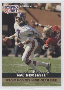 1991 Pro Set - [Base] #345 - NFL Newsreel - League Modifies In-The-Grasp Rule (John Elway, Charles Haley)
