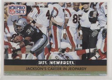 1991 Pro Set - [Base] #346 - NFL Newsreel - Jackson's Career in Jeopardy