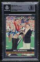 NFL Newsreel - 1990 NFL Teacher of the Year [BAS BGS Authentic]