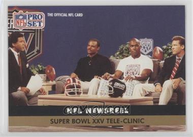 1991 Pro Set - [Base] #349 - NFL Newsreel - Super Bowl XXV Tele-Clinic