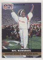 NFL Newsreel - Whitney Wows 'Em at Super Bowl