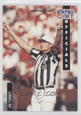 1991 Pro Set - [Base] #355 - Officials - Jim Tunney