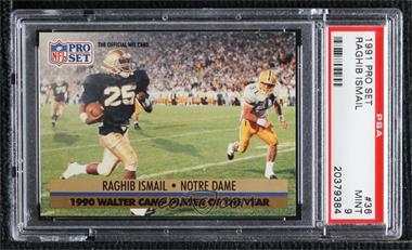 1991 Pro Set - [Base] #36.1 - Award Winner - Raghib Ismail [PSA 9 MINT]