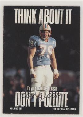 1991 Pro Set - [Base] #376.1 - Think About It - Ray Childress (Small Text on Back) [EX to NM]