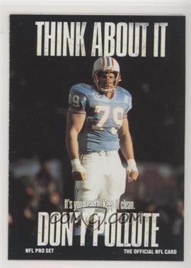 1991 Pro Set - [Base] #376.2 - Think About It - Ray Childress (Large Text on Back)