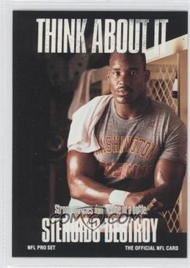 1991 Pro Set - [Base] #377.2 - Think About It - Charles Mann (Large Text on Back)