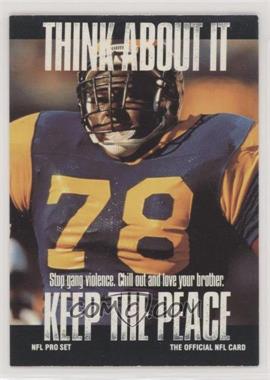 1991 Pro Set - [Base] #378.2 - Think About It - Jackie Slater (Large Text on Back)