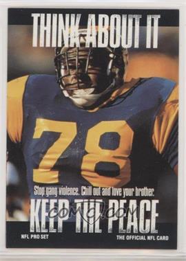 1991 Pro Set - [Base] #378.2 - Think About It - Jackie Slater (Large Text on Back)