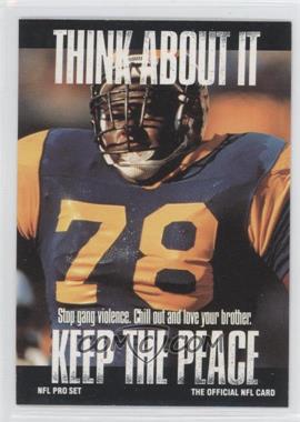 1991 Pro Set - [Base] #378.2 - Think About It - Jackie Slater (Large Text on Back)