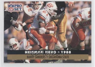 1991 Pro Set - [Base] #39 - Heisman Hero - Barry Sanders