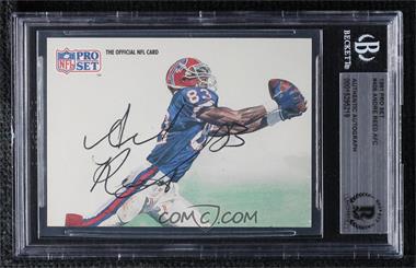 1991 Pro Set - [Base] #406 - All-AFC Team - Andre Reed [BAS BGS Authentic]