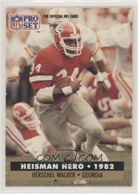 1991 Pro Set - [Base] #44 - Heisman Hero - Herschel Walker