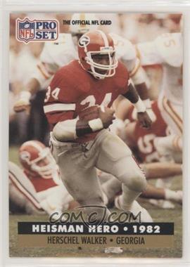 1991 Pro Set - [Base] #44 - Heisman Hero - Herschel Walker