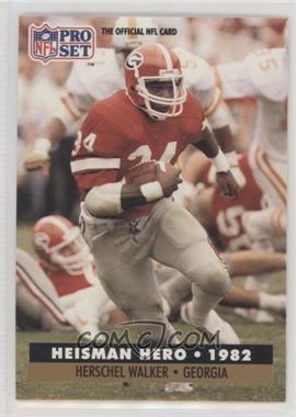 1991 Pro Set - [Base] #44 - Heisman Hero - Herschel Walker