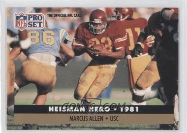 1991 Pro Set - [Base] #45 - Heisman Hero - Marcus Allen