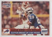 Super Bowl XXV Replay - Guyton Breaks Up 2 Key Passes (Myron Guyton)