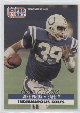 1991 Pro Set - [Base] #529.2 - Mike Prior (Corrected: Text on Back)