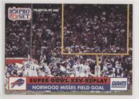 Super Bowl XXV Replay - Norwood Misses Field Goal