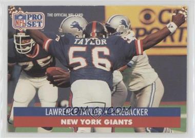 1991 Pro Set - [Base] #602 - Lawrence Taylor