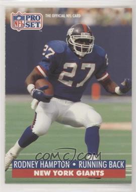 1991 Pro Set - [Base] #62 - Rodney Hampton