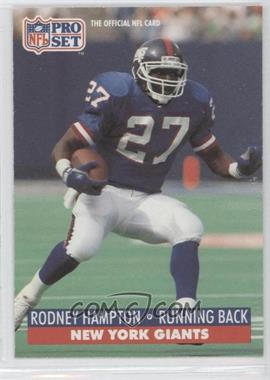 1991 Pro Set - [Base] #62 - Rodney Hampton