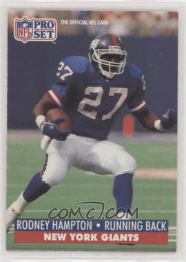 1991 Pro Set - [Base] #62 - Rodney Hampton